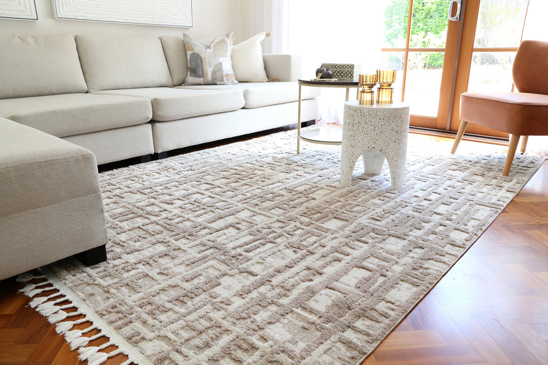 Origin Kubra Contemporary Beige Rug
