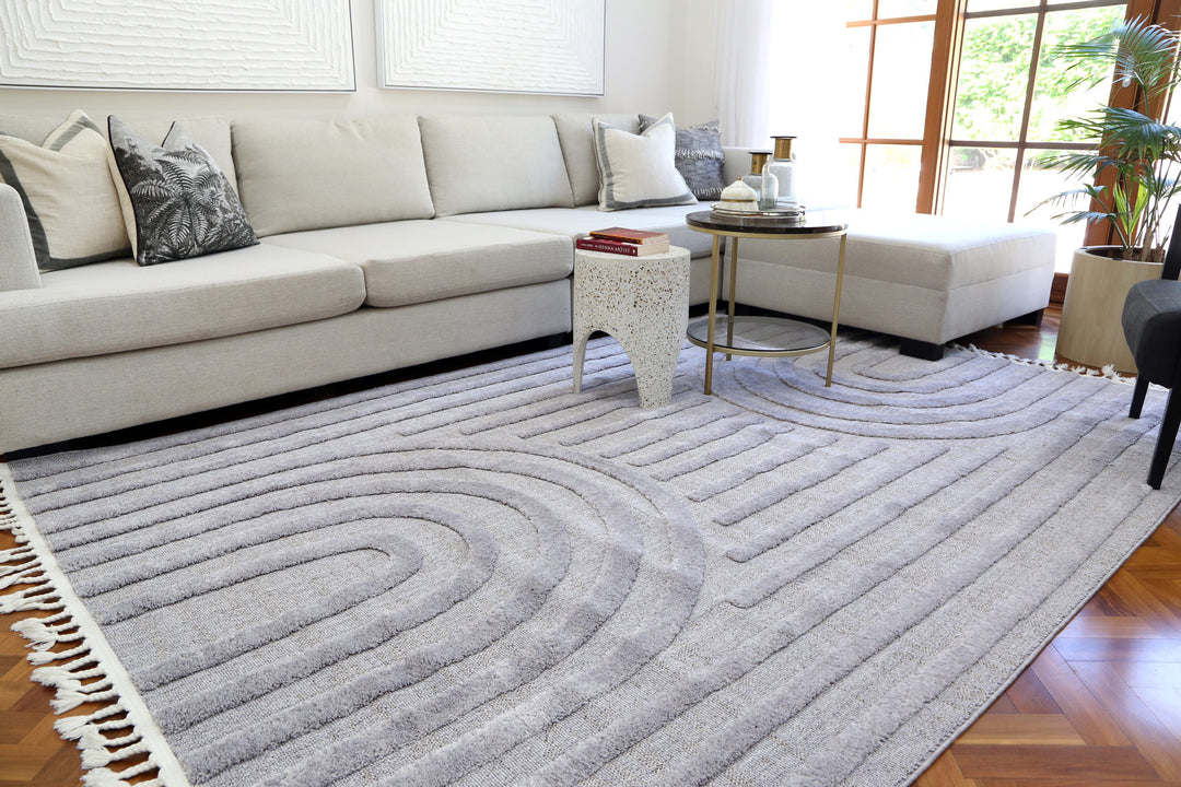 Origin Azra Contemporary Silver Rug