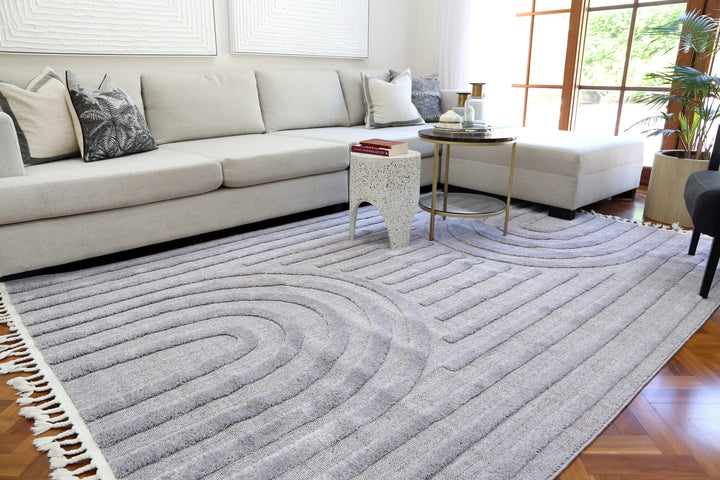 Origin Azra Contemporary Silver Rug