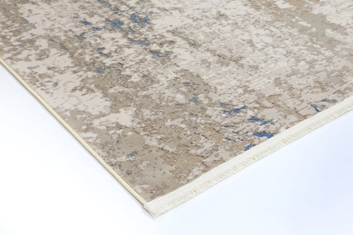 Paradiso One Modern Beige Blue Rug