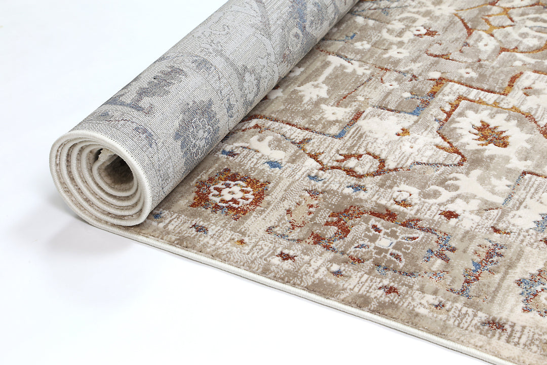 Paradiso Medalion Beige Multi Rug