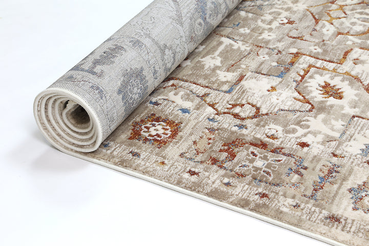 Paradiso Medalion Beige Multi Rug