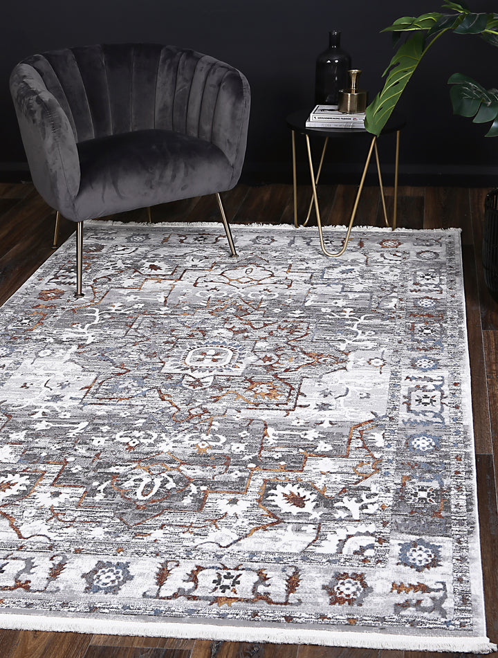 Paradiso Noble Grey & Multi Rug