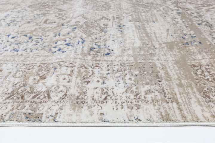 Paradiso Medalion Beige Blue Rug