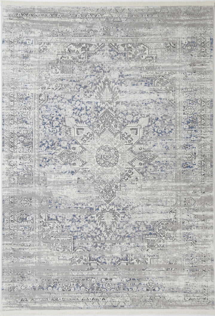 Paradiso Medalion Grey Blue Rug