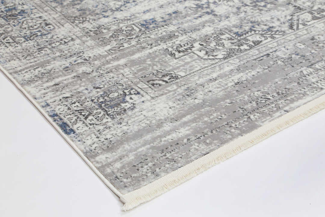 Paradiso Medalion Grey Blue Rug
