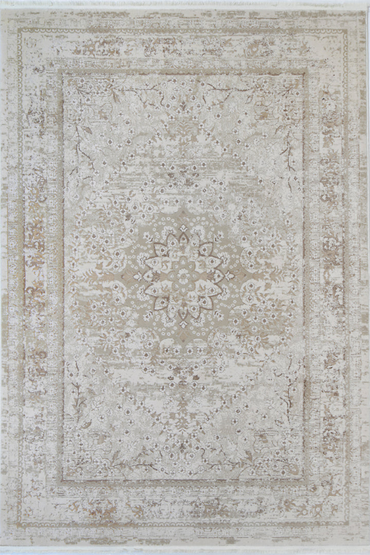 Paradiso Vintage Medalion Beige Rug