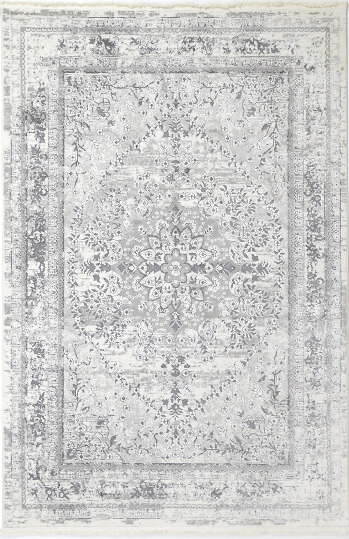 Paradiso Vintage Medalion Grey Rug