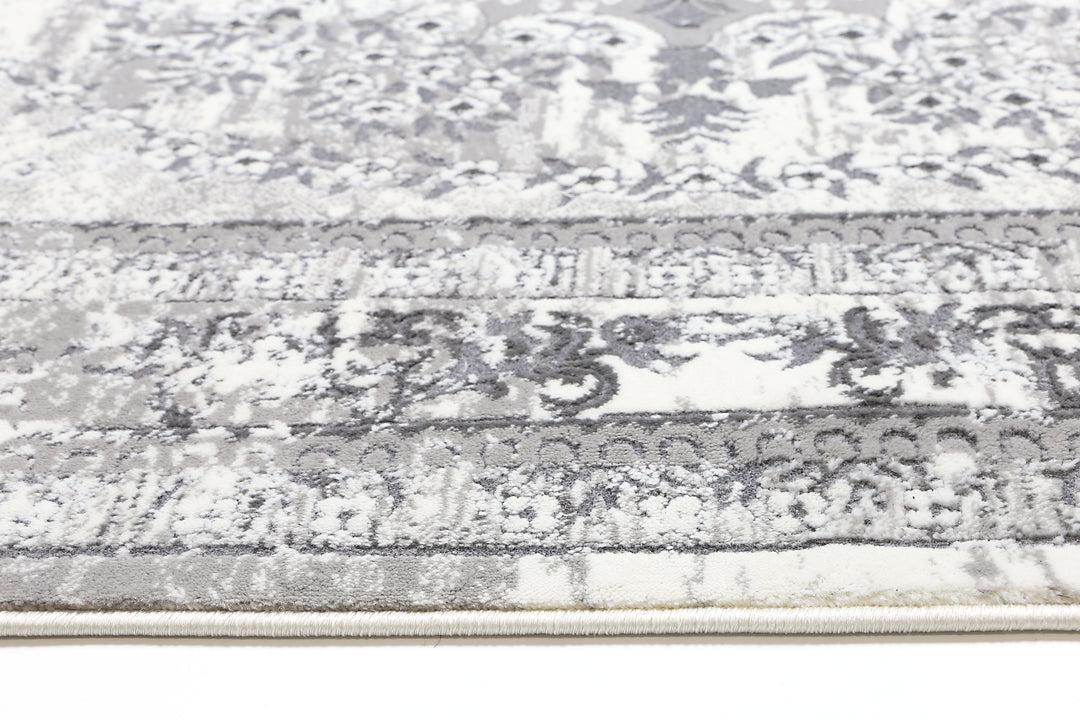 Paradiso Vintage Medalion Grey Rug