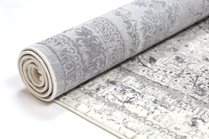 Paradiso Vintage Medalion Grey Rug