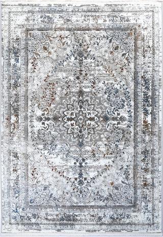 Paradiso Rosette Grey & Multi Rug