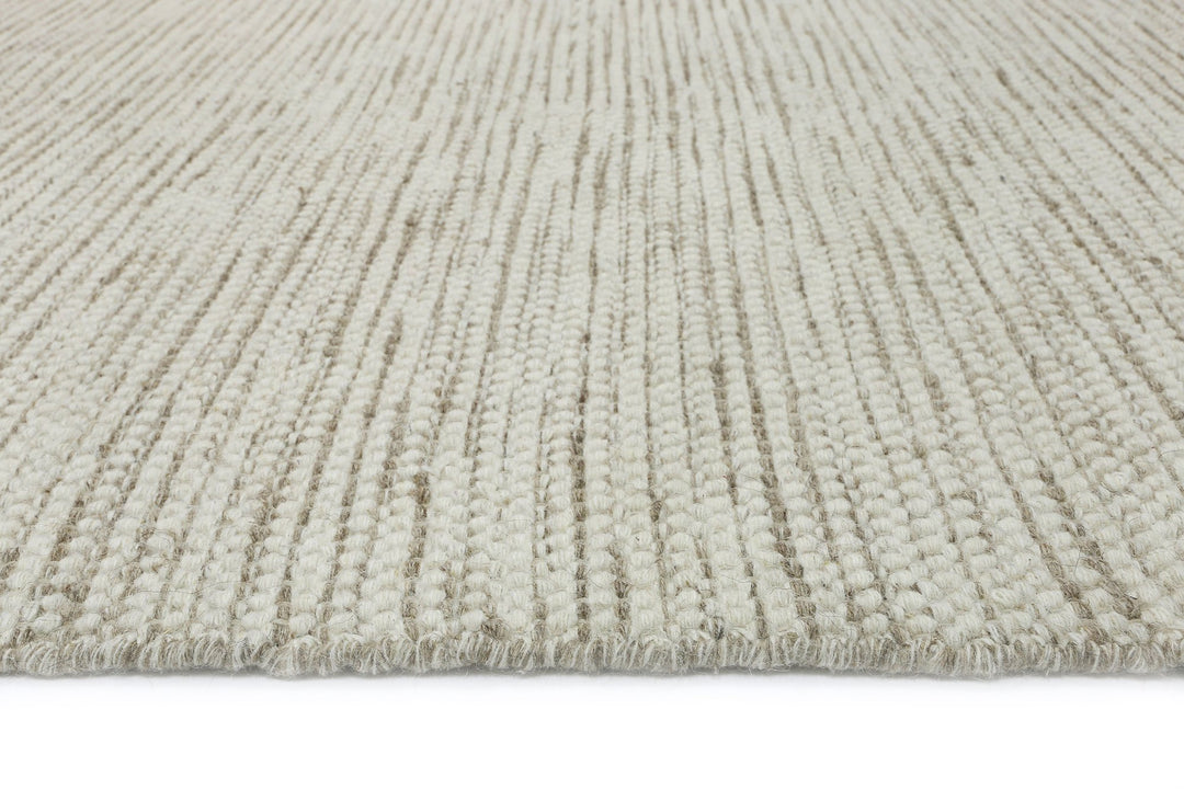 Nordic Beige Brown Reversible Wool Rug