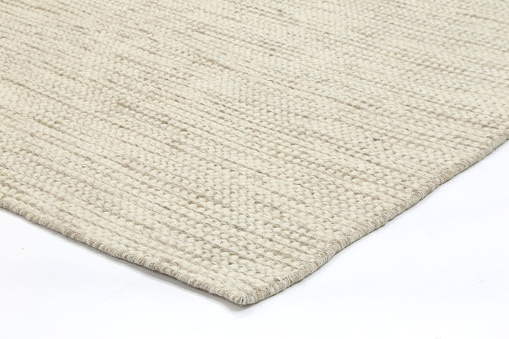 Nordic Beige Brown Reversible Wool Rug