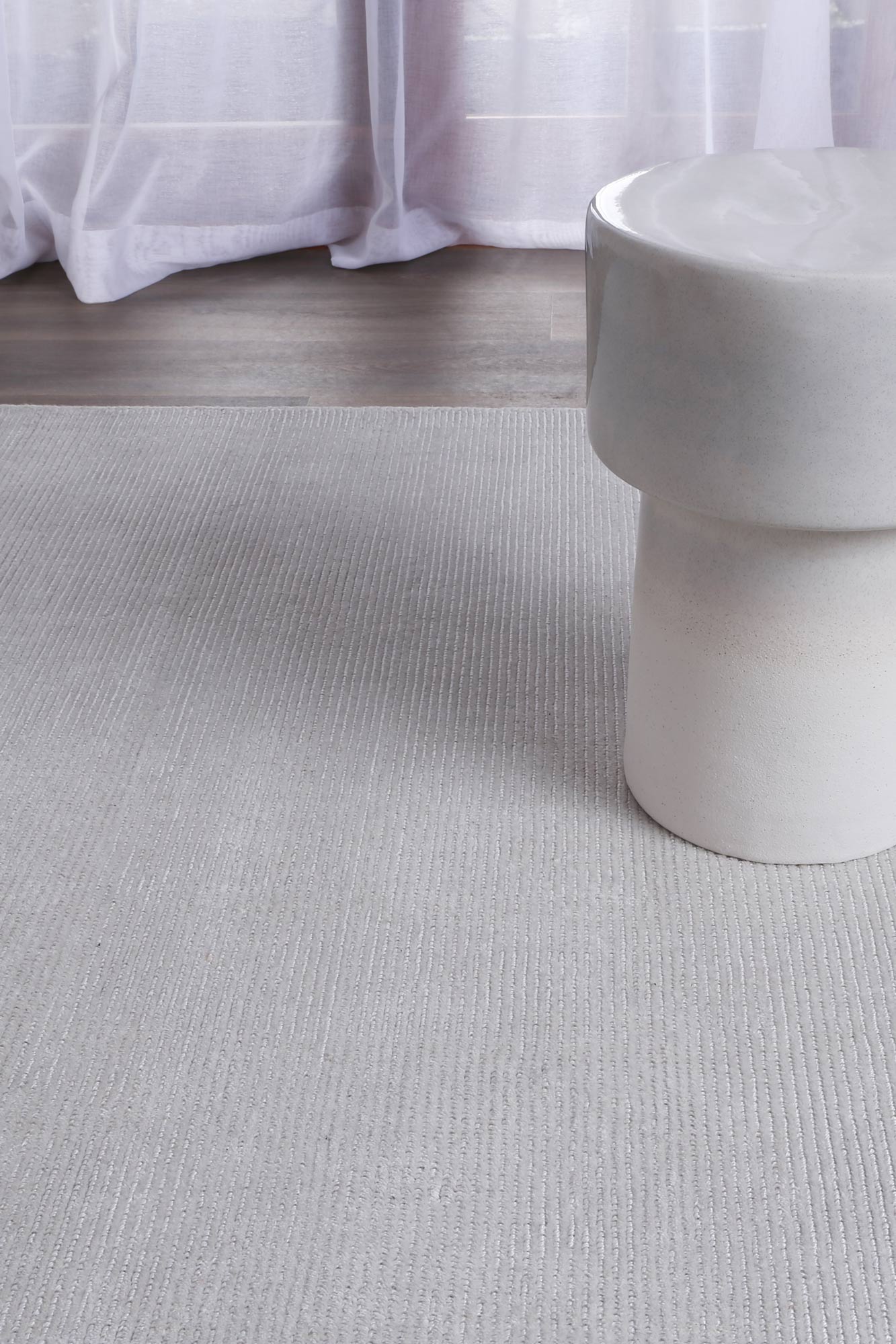 Byron Ivory Wool Rug – Wild Yarn