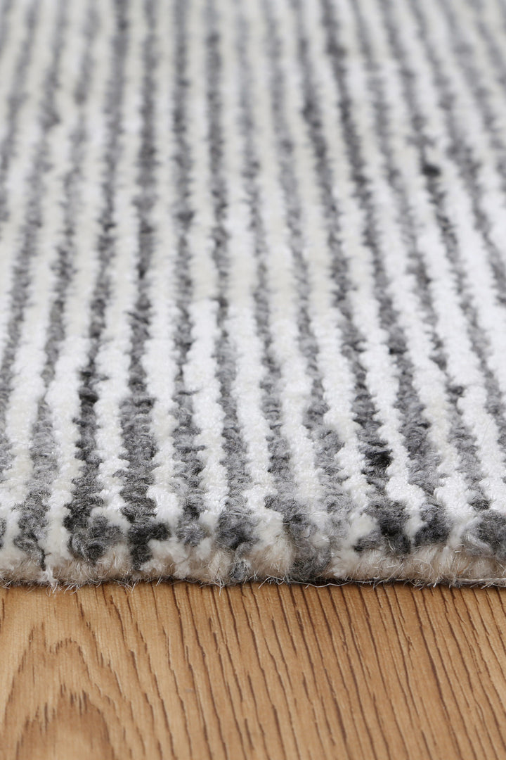Manhattan Carbon Blended Viscose Rug