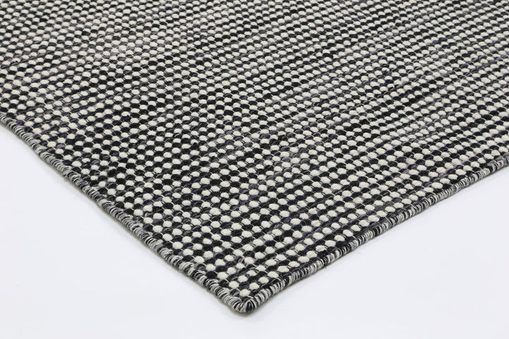Nordic Charcoal Grey Reversible Wool Rug