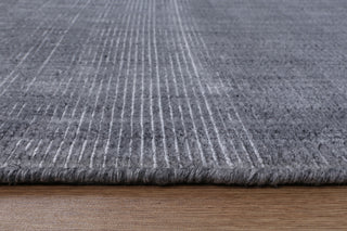 Byron Charcoal Wool Custom Size Rug