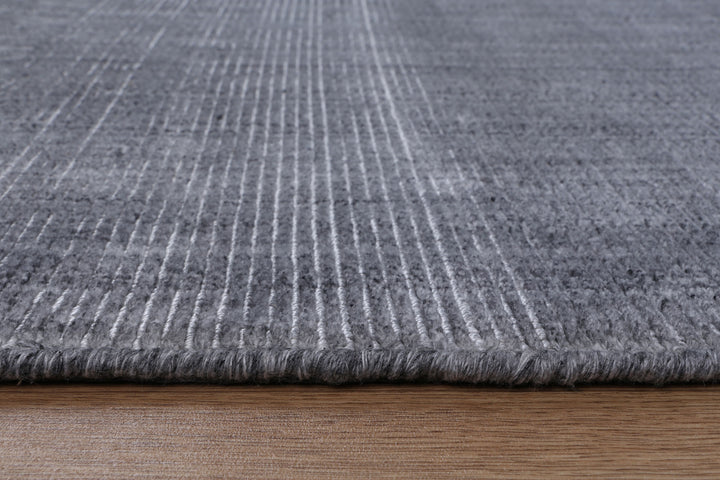 Byron Charcoal Wool Rug