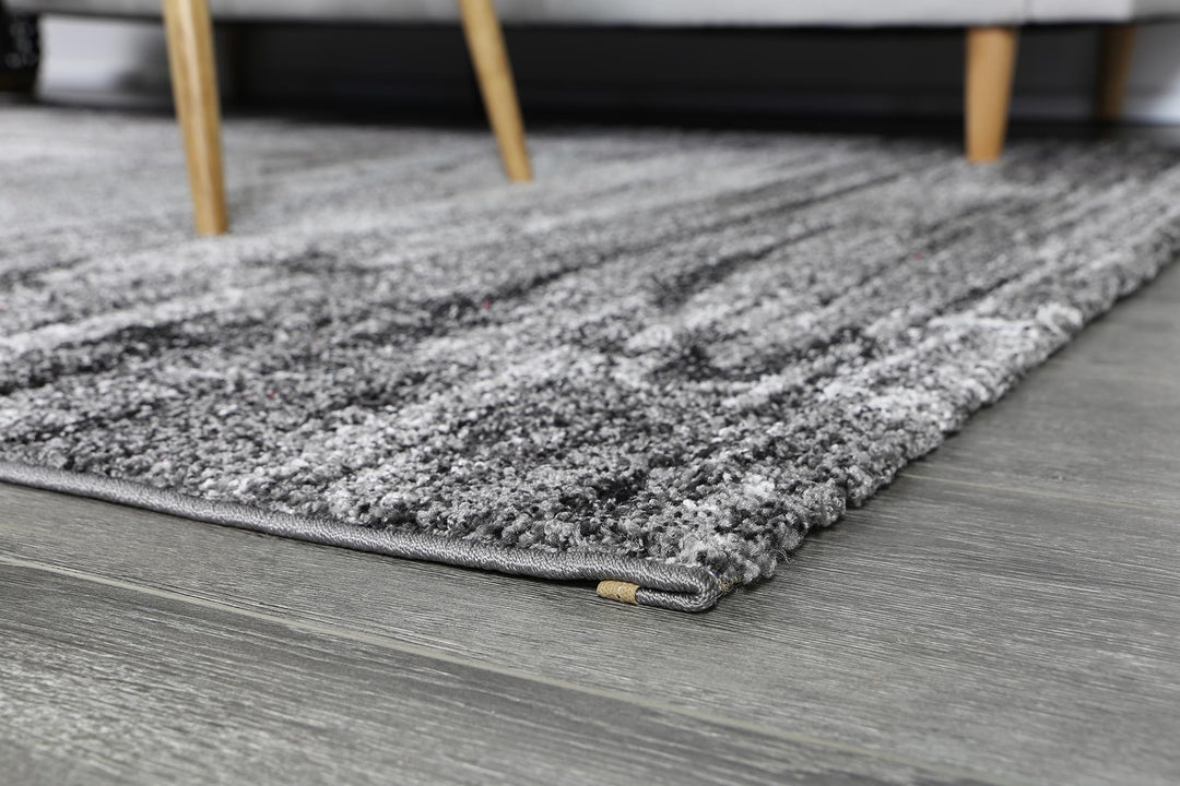 Everton Driftwood Grey Plush Rug