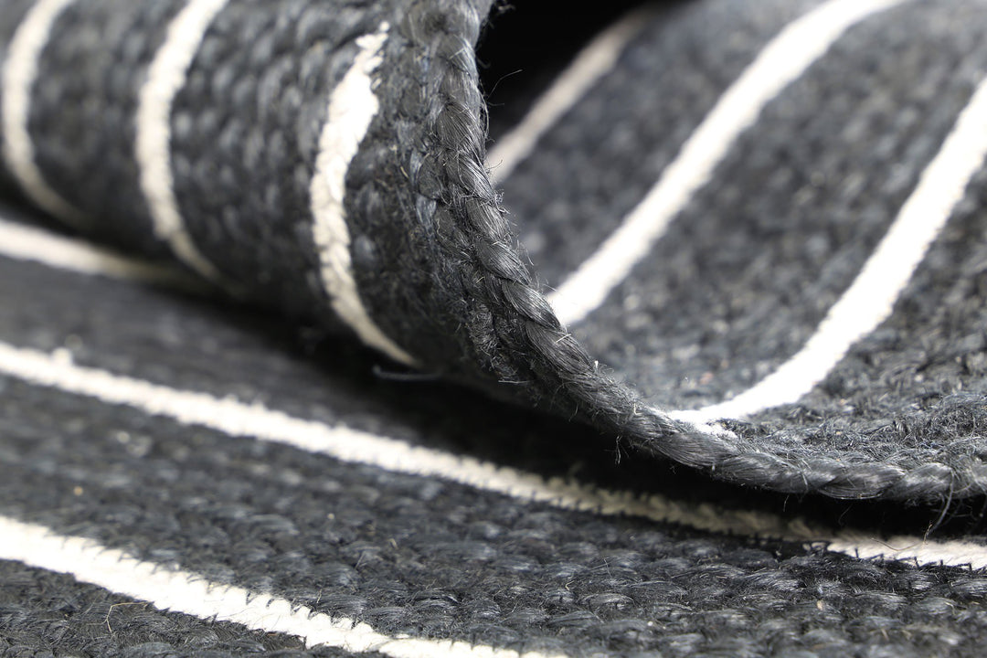 Kerala Grey Chevron Rug