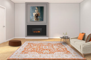 CRUCIAL Traditional Rug Rust