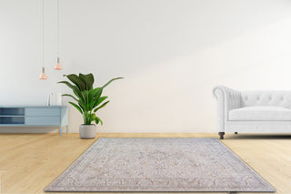 CRUCIAL Traditional Light Grey Rug