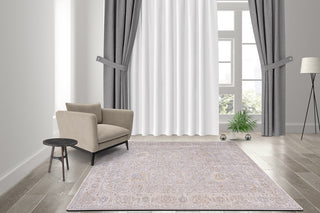 CRUCIAL Traditional Light Grey Rug