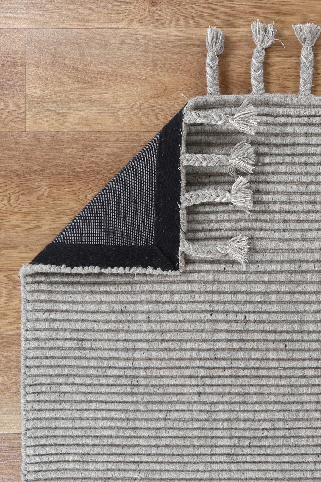 Petrus Modern Wool Grey Rug