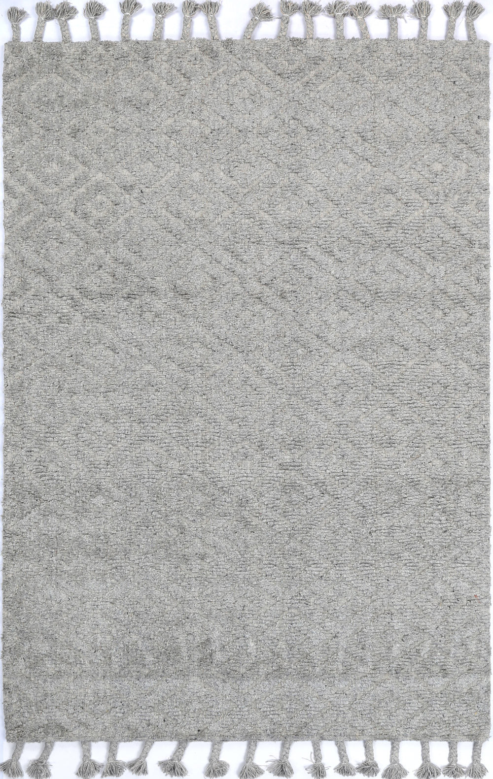 Petrus Plush Diamond Grey Rug