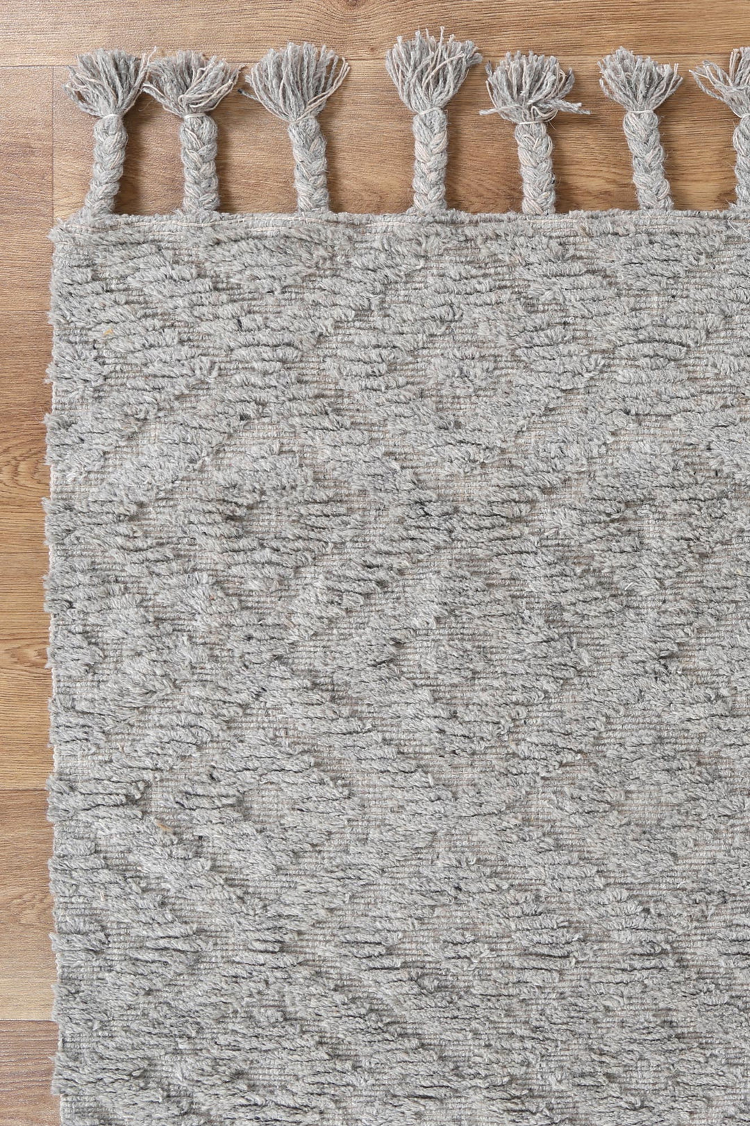 Petrus Plush Diamond Grey Rug