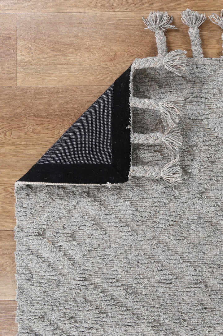 Petrus Plush Diamond Grey Rug