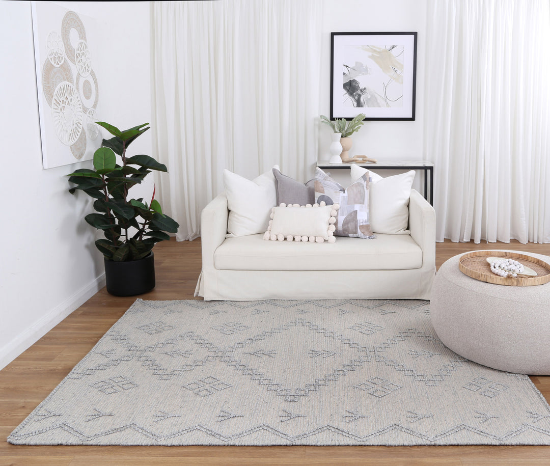 Petrus Boho Chic Grey Rug