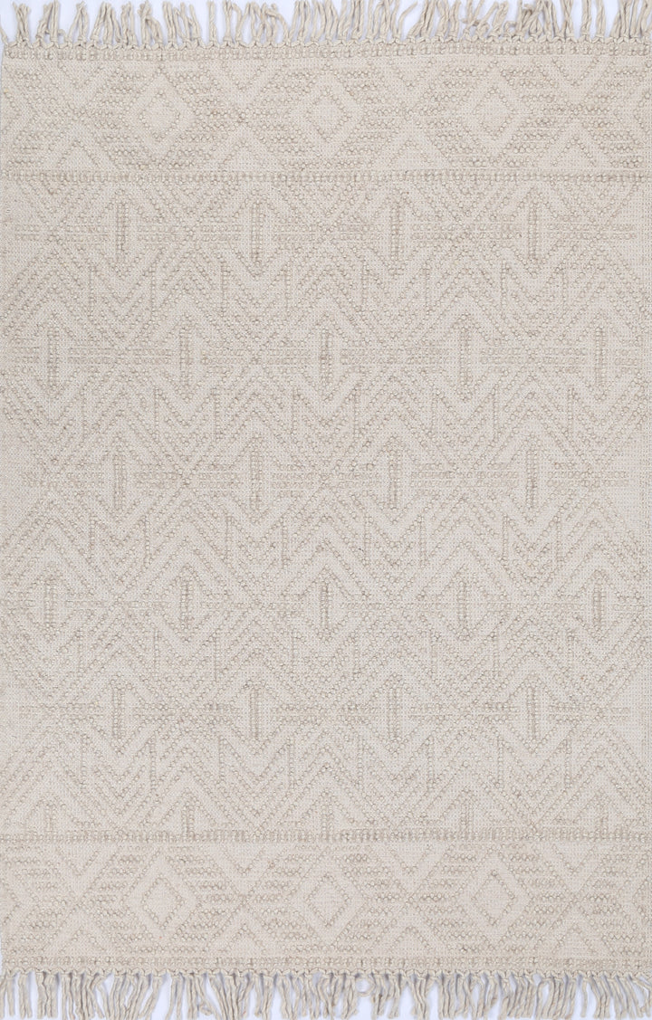 Diego Tribal Beige Wool Rug