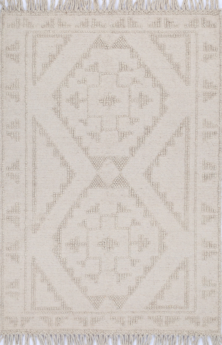 Diego Ornamental Brown Wool Rug