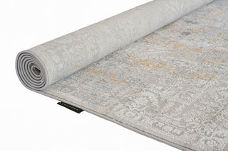 RIEKA Transitional Light Grey Rug
