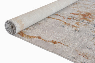 RIEKA Transitional Light Grey Rug