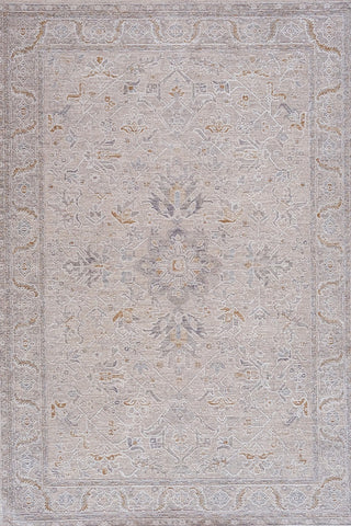 CRUCIAL Traditional Light Grey Rug