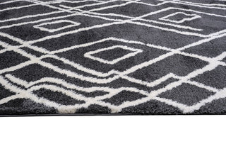 MARRAKESH Soft Shaggy Grey Rug