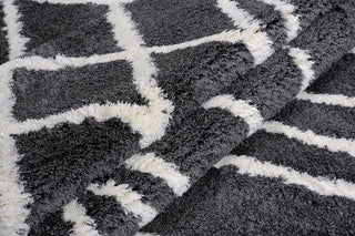 MARRAKESH Soft Shaggy Grey Rug