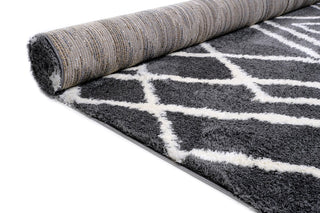MARRAKESH Soft Shaggy Grey Rug