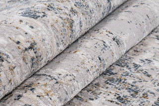 RIEKA Transitional Light Grey Rug