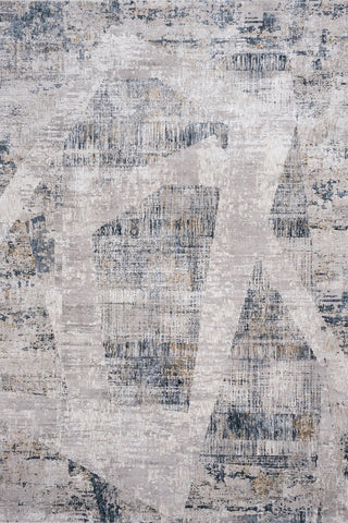 RIEKA Transitional  Light Grey Rug