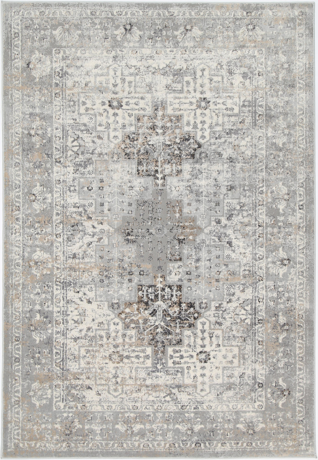 Delicate Grey Oriental Rug