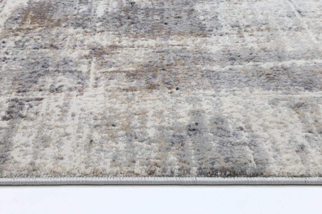 Delicate Beige Grey Modern Rug