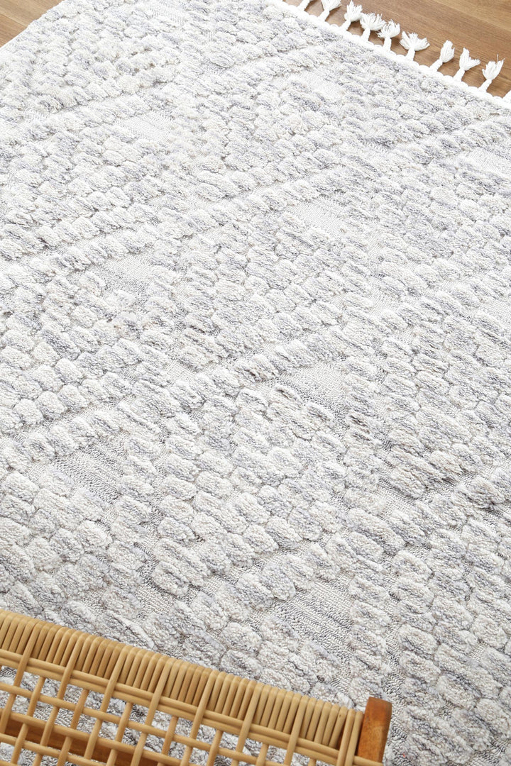 Origin Gizi White & Grey Rug