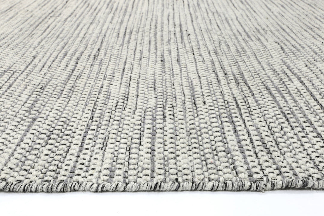 Nordic Grey Reversible Wool Rug