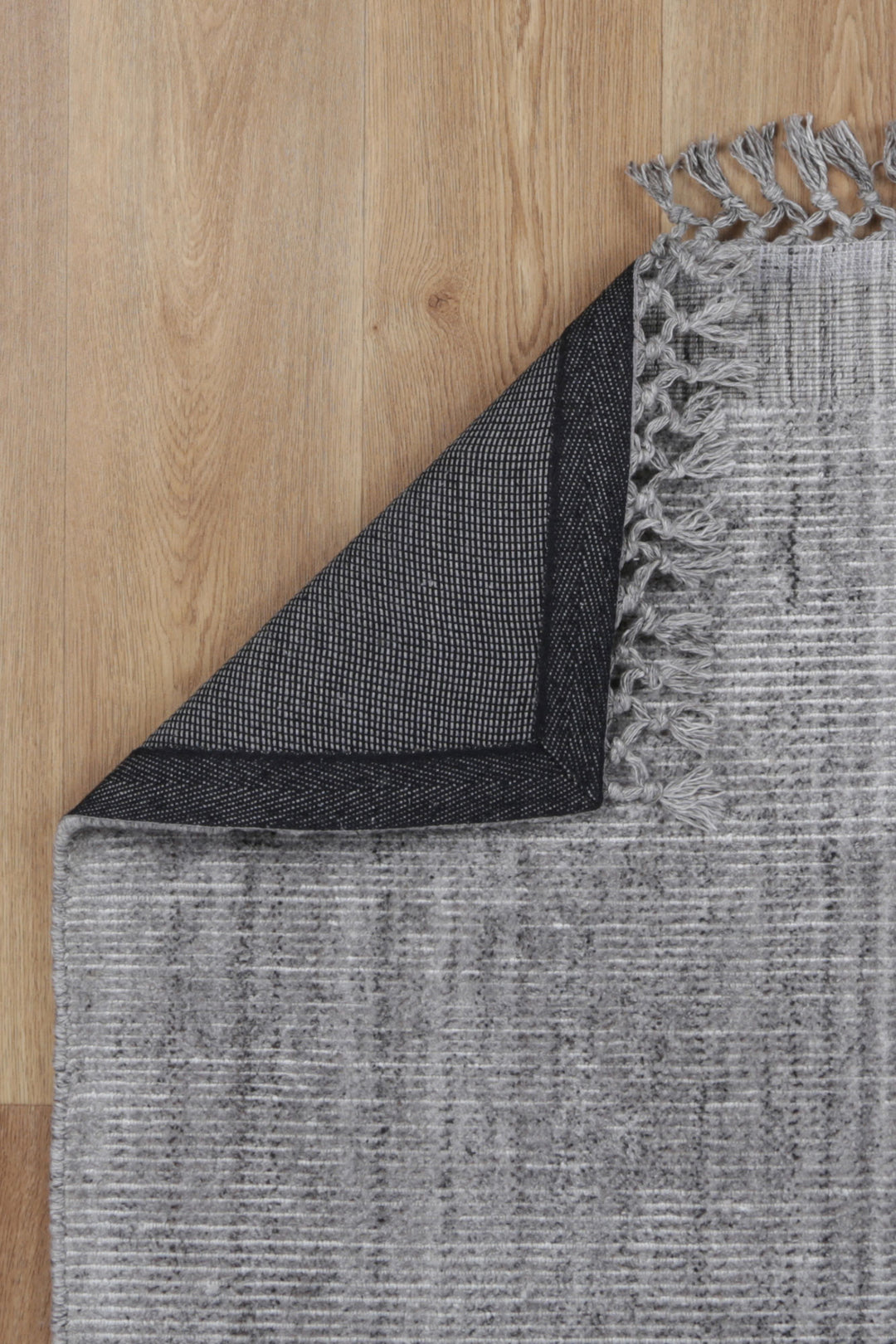 Byron Grey Wool Hall Runner "No Fringe"