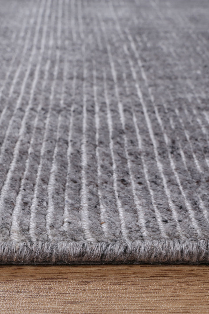 Byron Grey Wool Rug