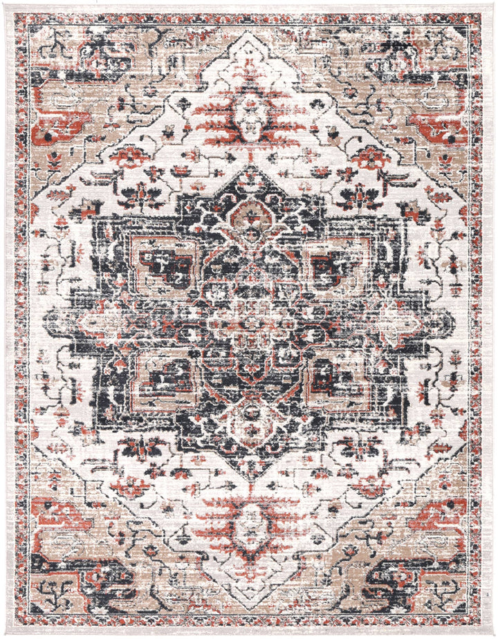 Santiago Oriental Light Grey Rug