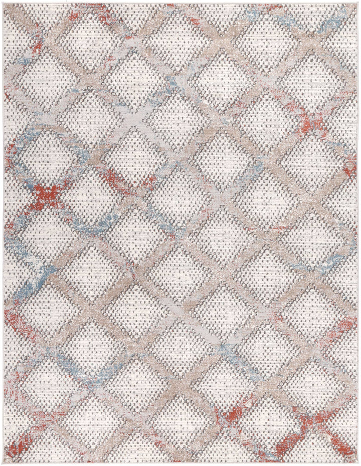 Santiago Diamond Cream Rug